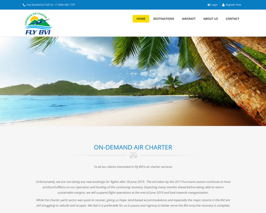 Fly BVI Logo