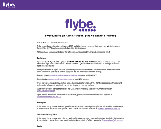 FlyBe Logo