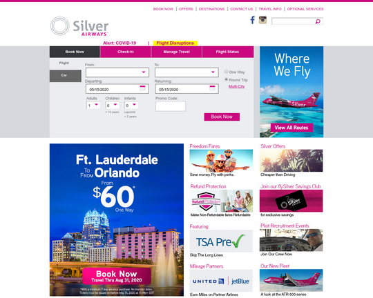 Silver Airways Logo