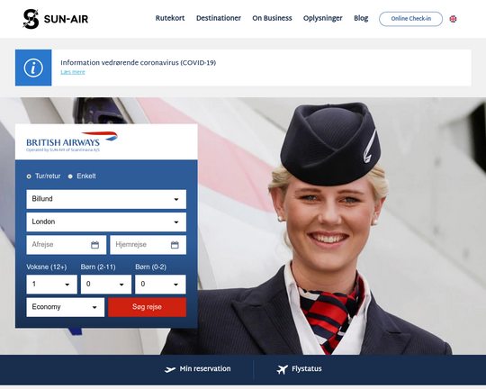 Sun Air of Scandinavia Logo