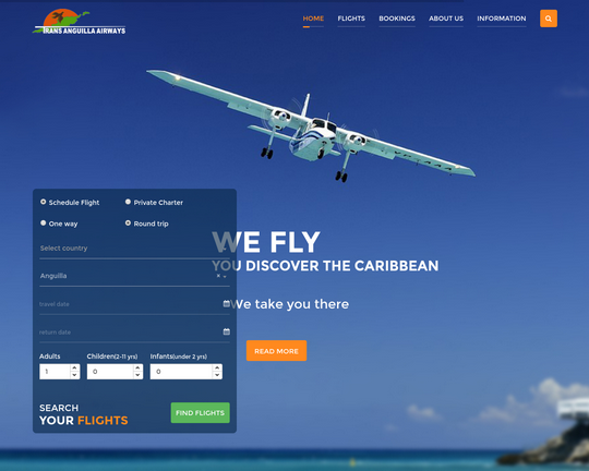 Trans Anguilla Airways Logo